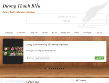 Tablet Screenshot of duongthanhbieu.com